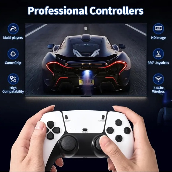 Retro nostalgia TV game station 64G 20,000+ Retro Games/HD Output/Two-player - Picture 6 of 8